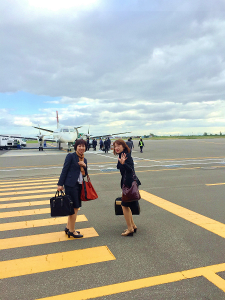 一緒に旅をしたのは、八重崎さんとアトリエテッラの堀岡さん。 笑いっぱなしでした。